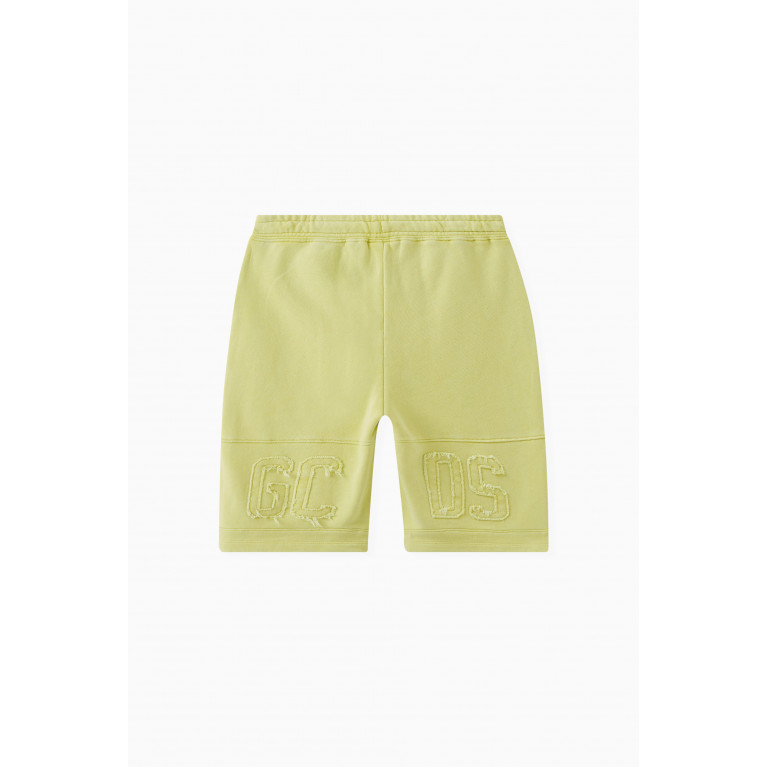 GCDS - Logo Patch Shorts in Cotton
