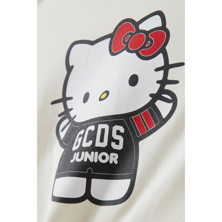 GCDS - x Hello Kitty Graphic Print T-shirt in Cotton