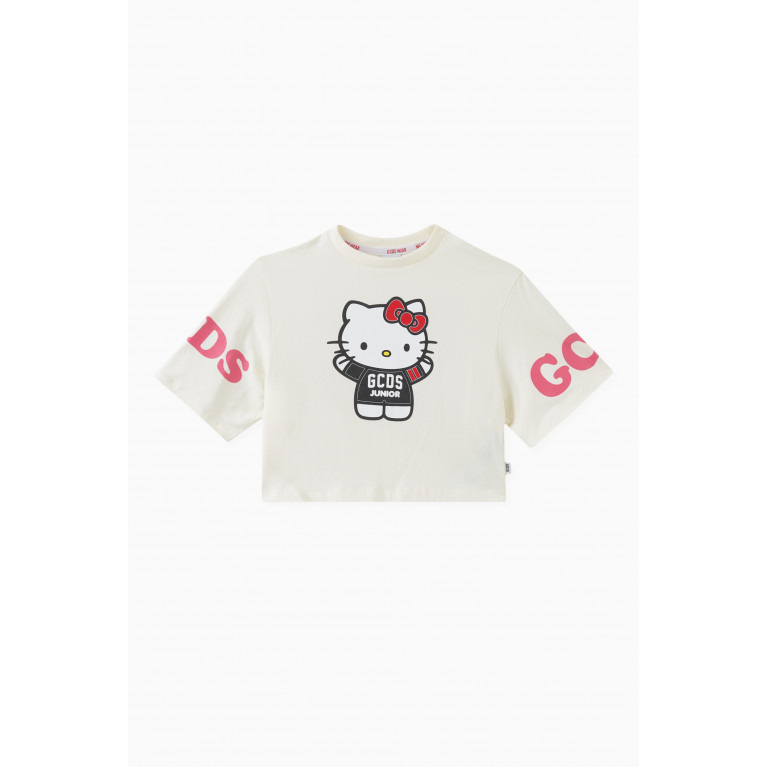 GCDS - x Hello Kitty Graphic Print T-shirt in Cotton