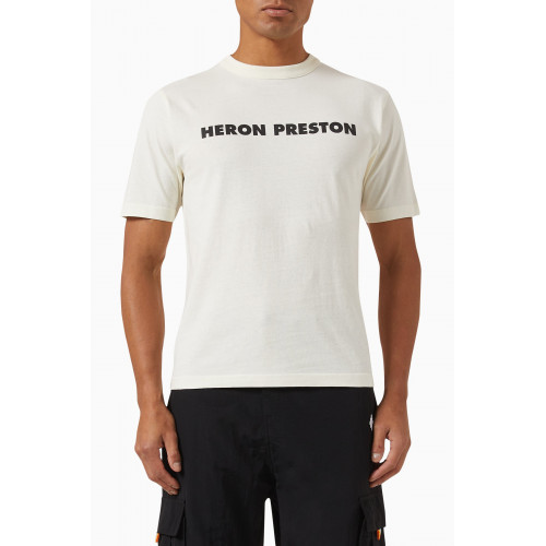 Heron Preston - Logo T-shirt in Cotton Jersey
