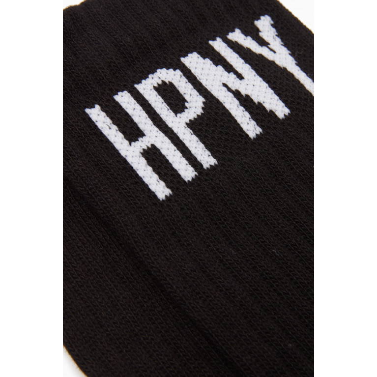 Heron Preston - Heron Preston - HPNY Long Socks in Cotton Blend Black