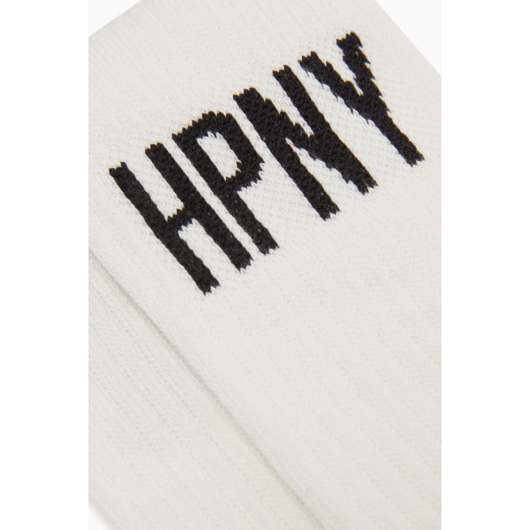 Heron Preston - Heron Preston - HPNY Long Socks in Cotton Blend White