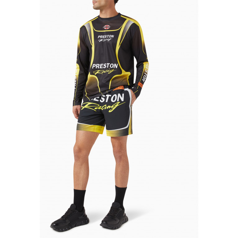 Heron Preston - Racing Dry-fit Shorts in Technical Jersey