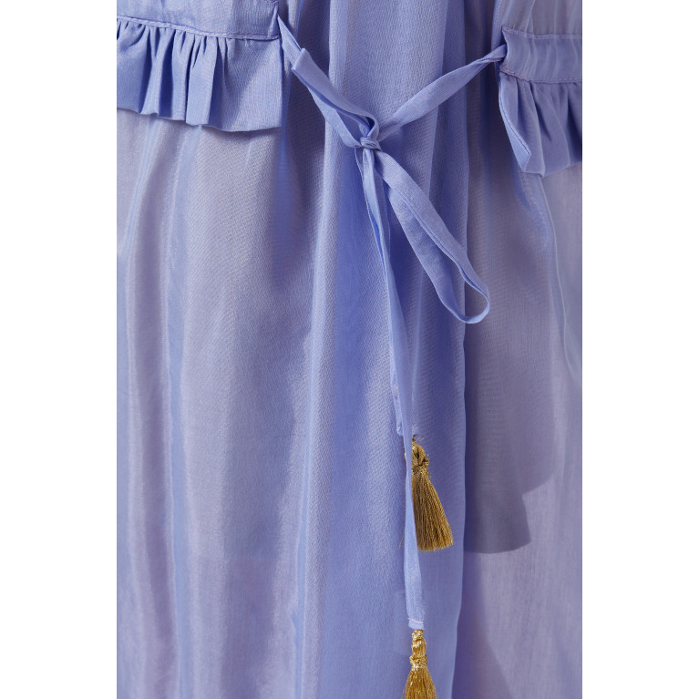 Ancient Kallos - Matoyianni Maxi Dress in Silk & Cotton
