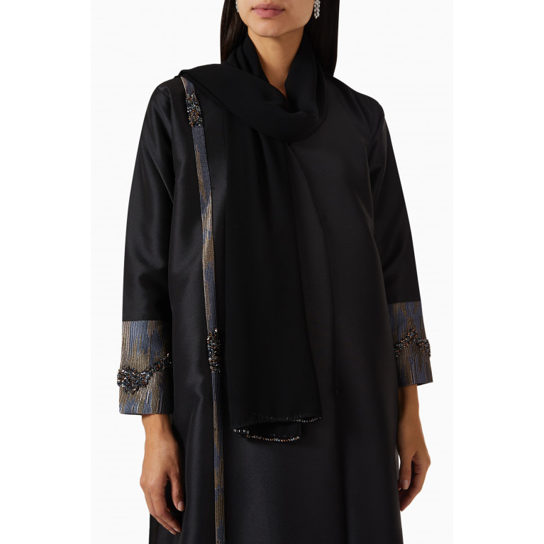 Rauaa Official - Embellished Abaya in Satin