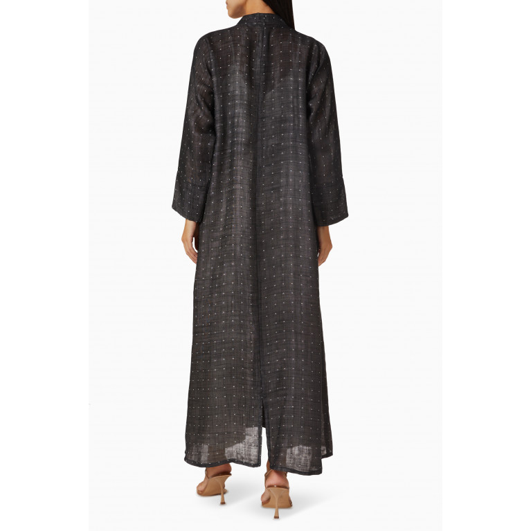 Rauaa Official - Printed Abaya in Linen