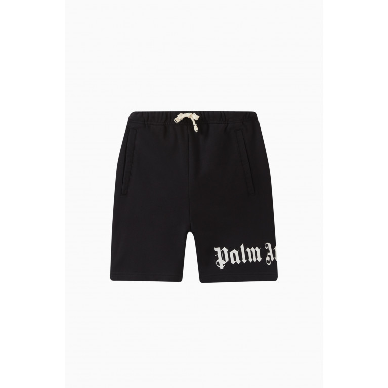 Palm Angels - Logo Shorts in Cotton Black