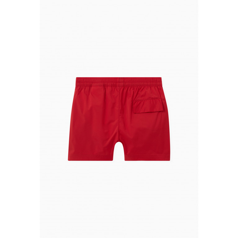 Palm Angels - Curved Logo Swimshorts Red