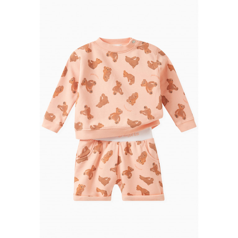 Palm Angels - Palm Angels - Bear Print Shorts in Cotton