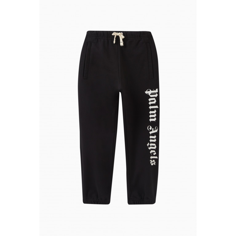 Palm Angels - Logo Sweatpants in Cotton Black
