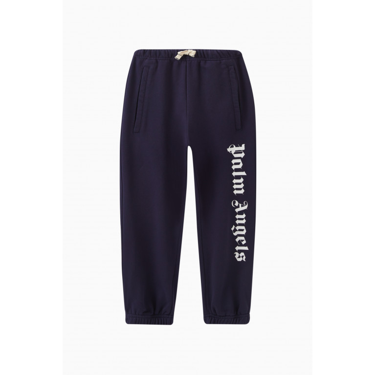 Palm Angels - Logo Sweatpants in Cotton Blue