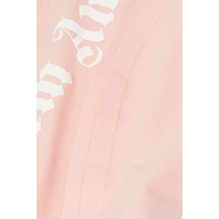 Palm Angels - Overlogo T-shirt in Cotton Pink