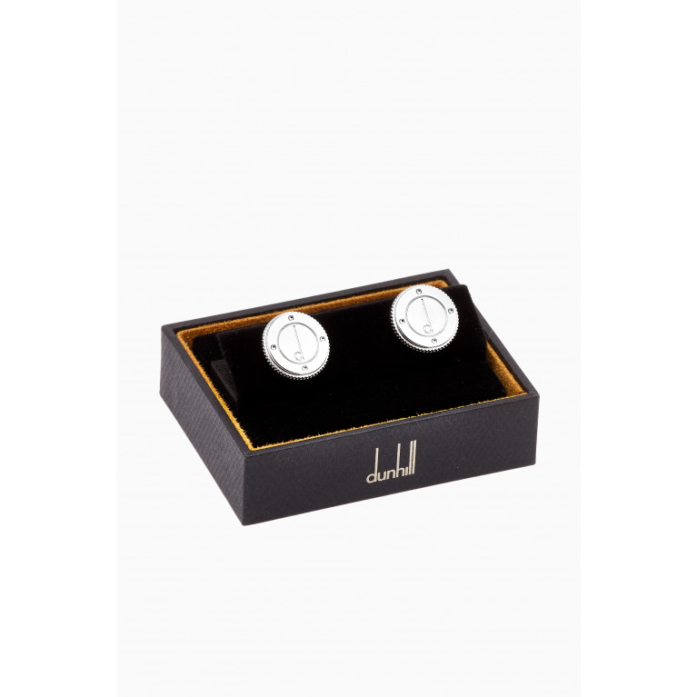 Dunhill - Series D Lock Cufflinks in Sterling Silver