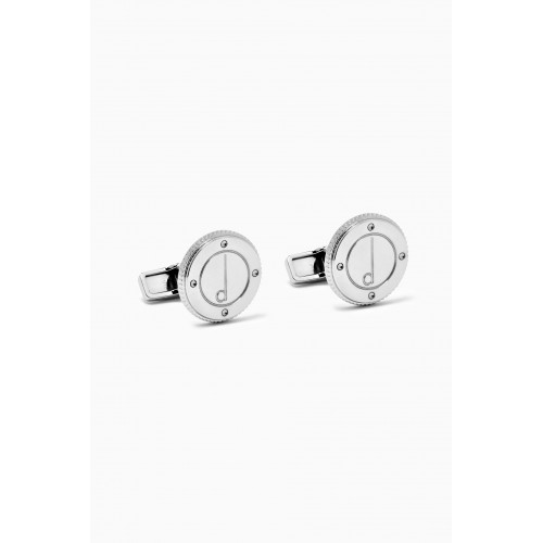 Dunhill - Series D Lock Cufflinks in Sterling Silver