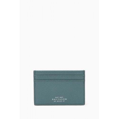 Smythson - Panama Flat Card Holder in Crossgrain Leather