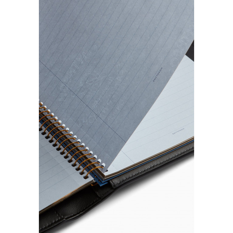 Smythson - Panama Flip A5 Writing Folder in Crossgrain Leather