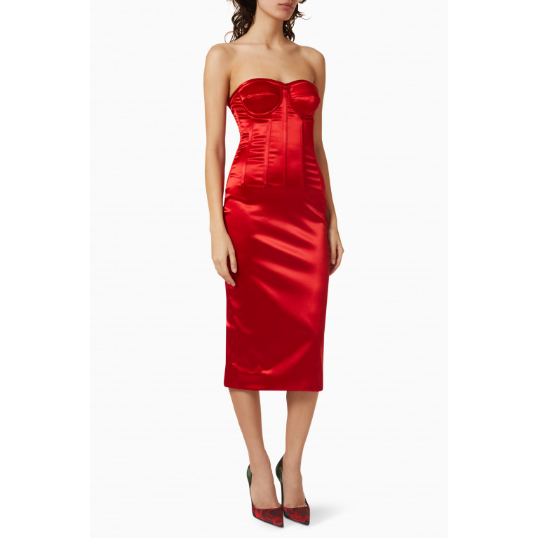 Dolce & Gabbana - Corset Dress in Satin