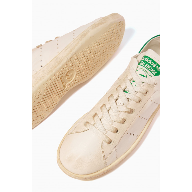 Balenciaga - x adidas Stan Smith Worn-out Sneakers in Leather