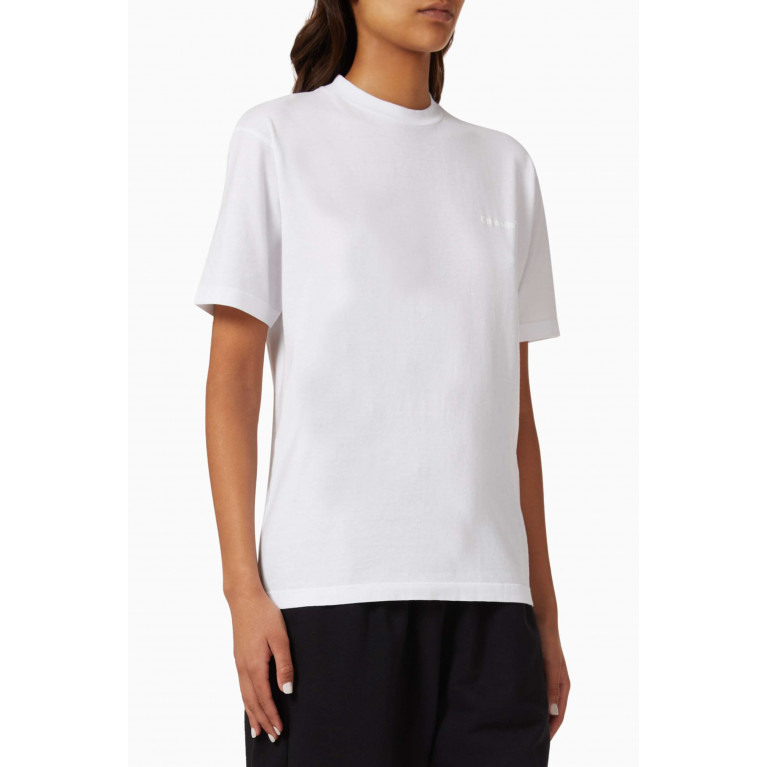 Off-White - Rubber Diagonals T-shirt in Cotton Jersey