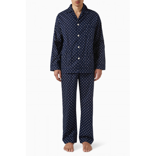 Derek Rose - Nelson 93 Medallion Print Pyjama Set in Cotton