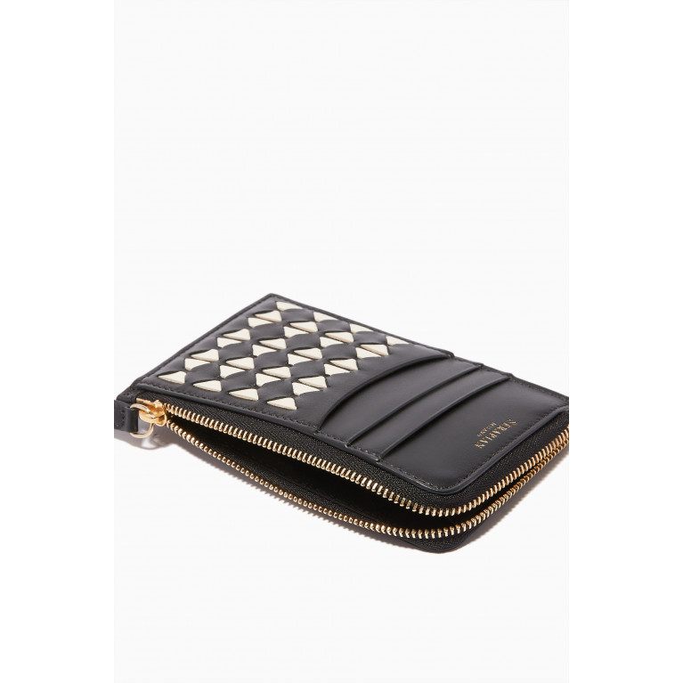 Serapian - Mosaico Zip Card Case in Leather
