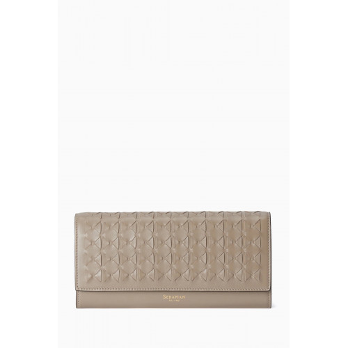 Serapian - Mosaico Continental Wallet in Nappa Leather