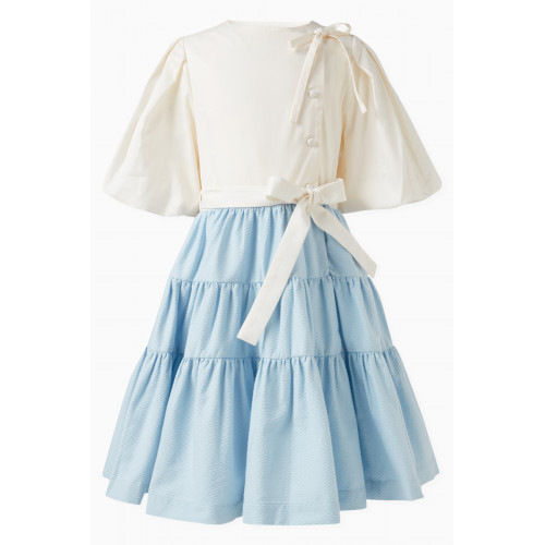 Jessie and James - Atlas Bow-applique Dress in Cotton