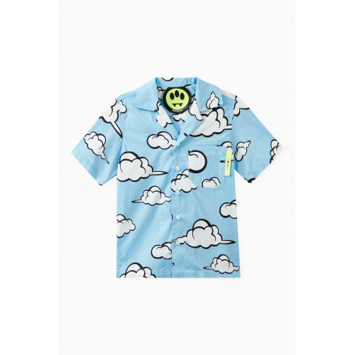 Barrow - Cloud-print Shirt in Cotton