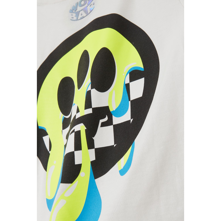 Barrow - Logo Graphic Print T-shirt in Cotton Neutral