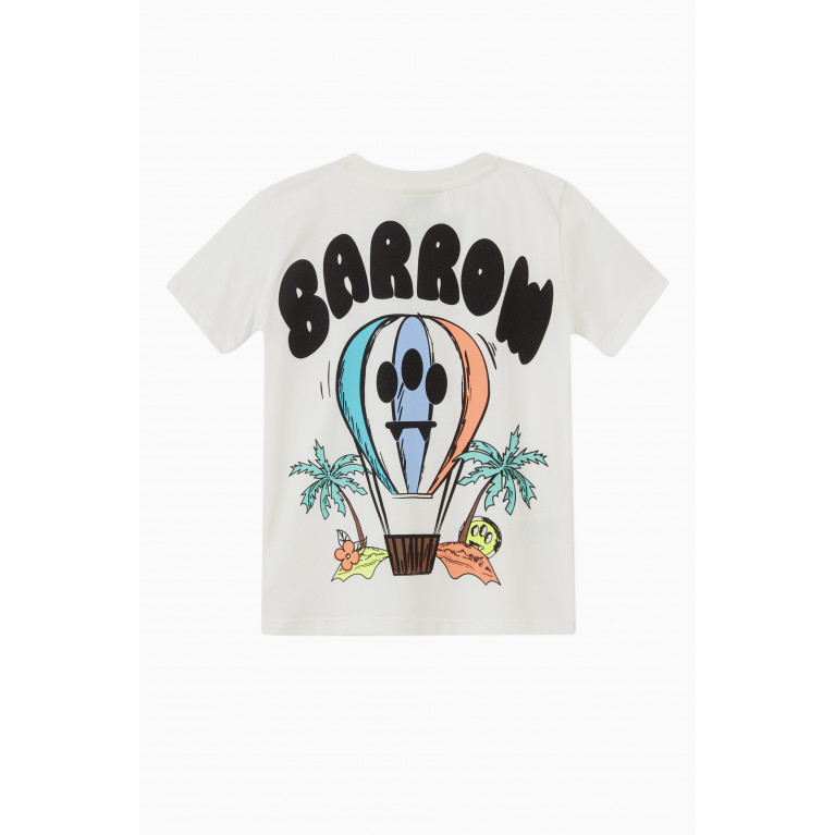 Barrow - Hot Air Balloon Graphic T-shirt in Cotton Neutral