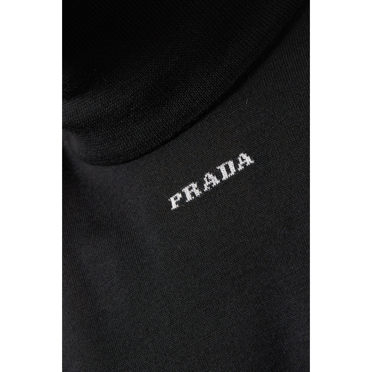 Prada - Logo Turtleneck Sweater in Virgin Wool