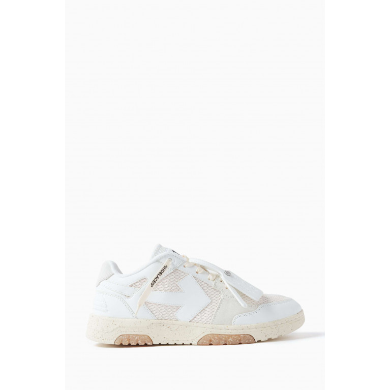 Off-White - Out Of Office Low-top Sneakers in Leather & Canvas White