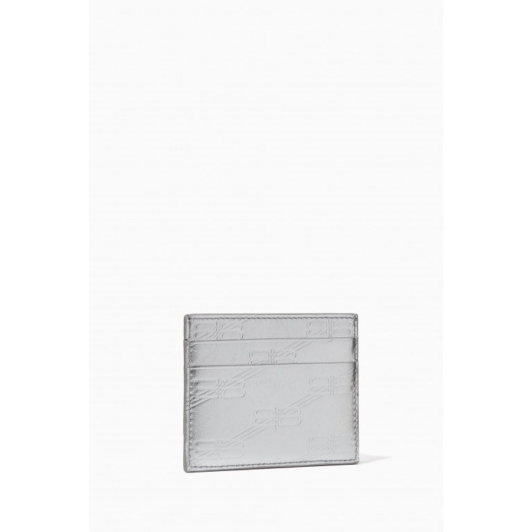 Balenciaga - Monogram Card Case in Leather