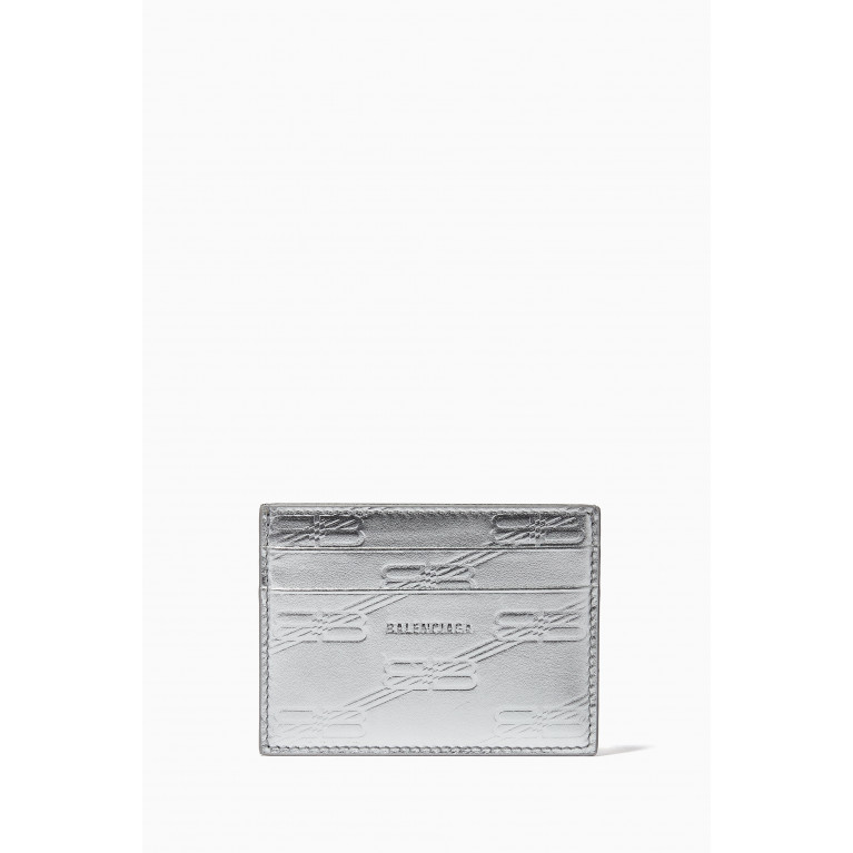 Balenciaga - Monogram Card Case in Leather