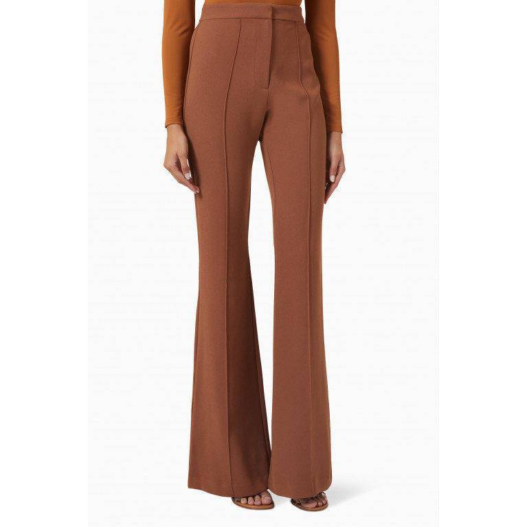 Alex Perry - Aldrich Flare Pants in Stretch Crepe