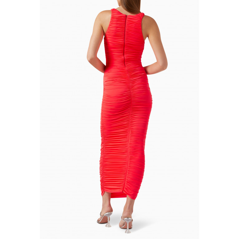 Alex Perry - Benson Ruched Maxi Dress in Lycra