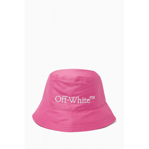 Off-White - Reversible Logo Bucket Hat in Nylon