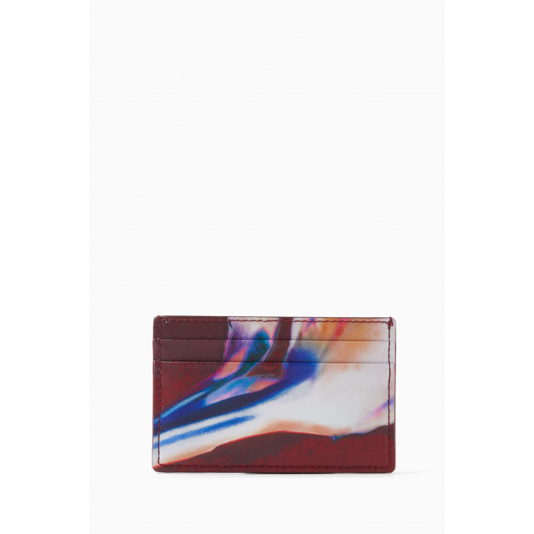 Alexander McQueen - Solarised Flower Billfold Card Holder in Leather