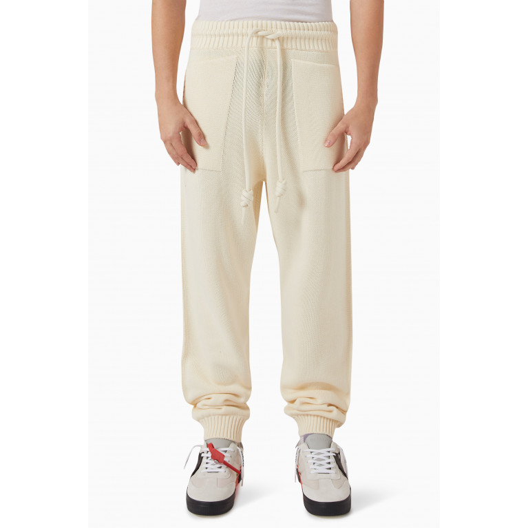 Off-White - 3D Diag Knit Pants in Cotton