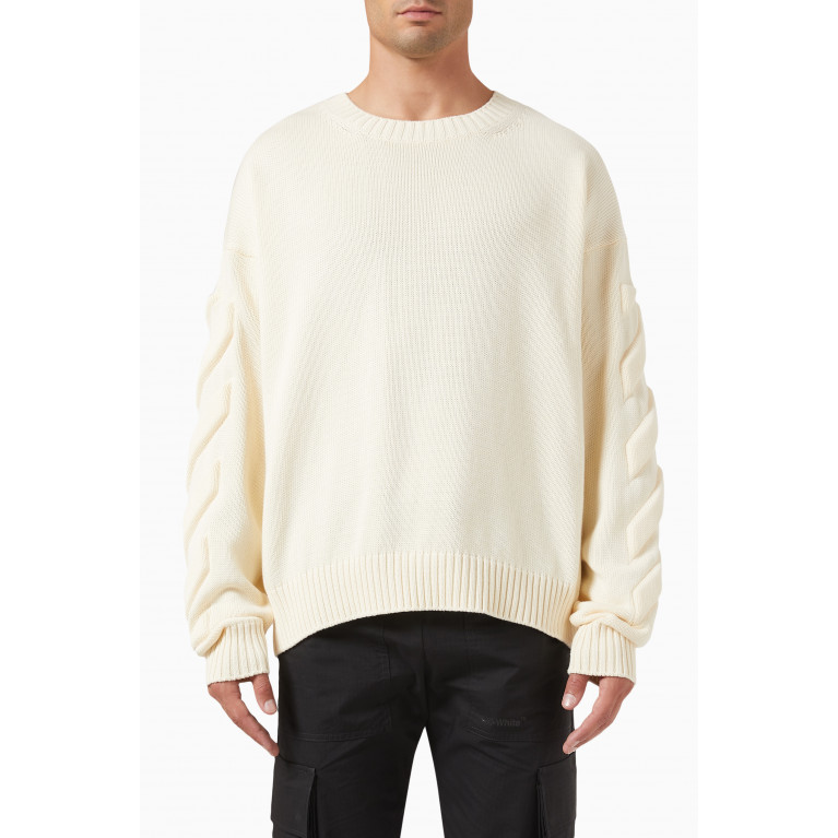 Off-White - 3D Diagonal Sweater in Knit