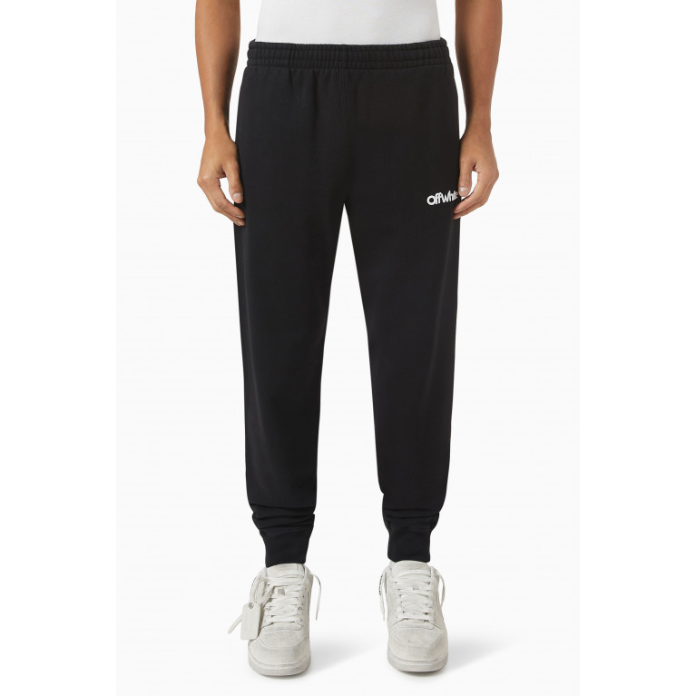 Off-White - Chunky Logo Sweatpants in Cotton Jersey