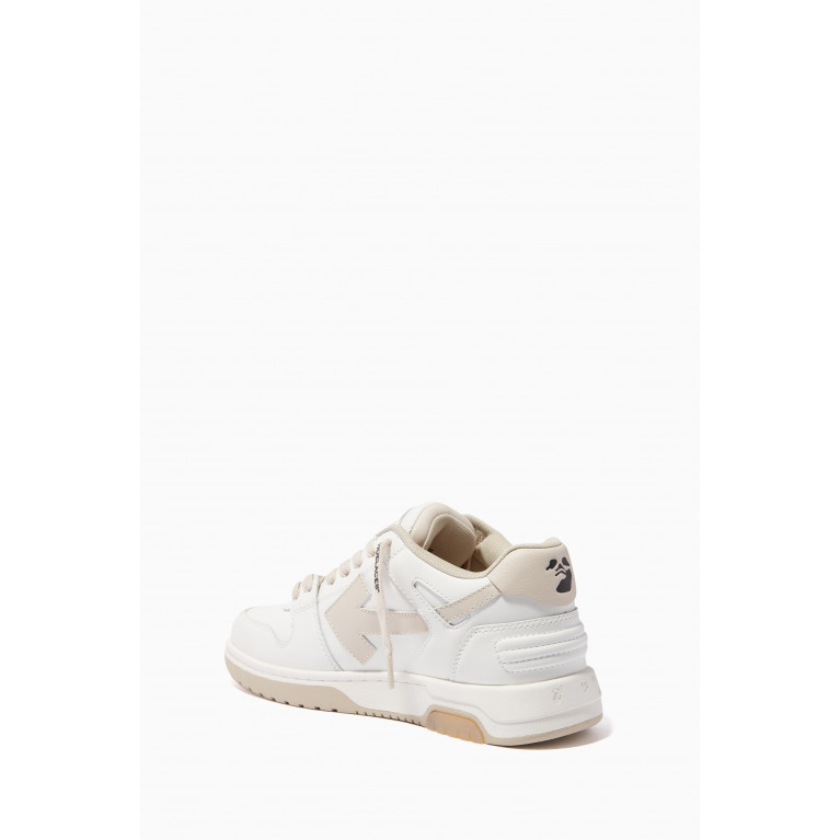 Off-White - Out of Office "OOO" Sneakers in Calf Leather White