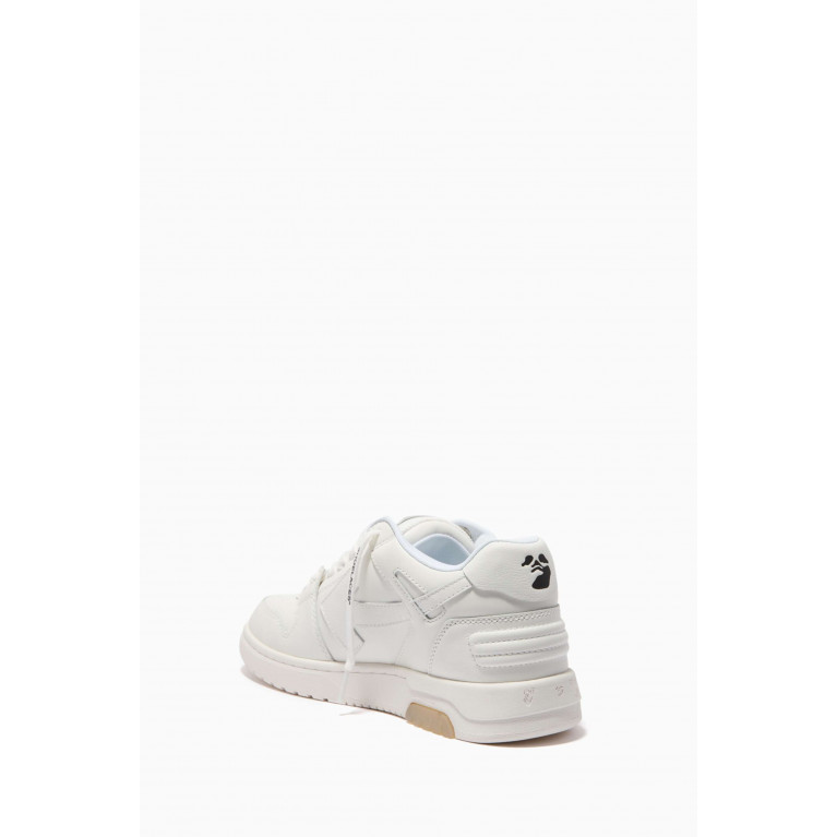 Off-White - Out of Office "OOO" Sneakers in Calf Leather White