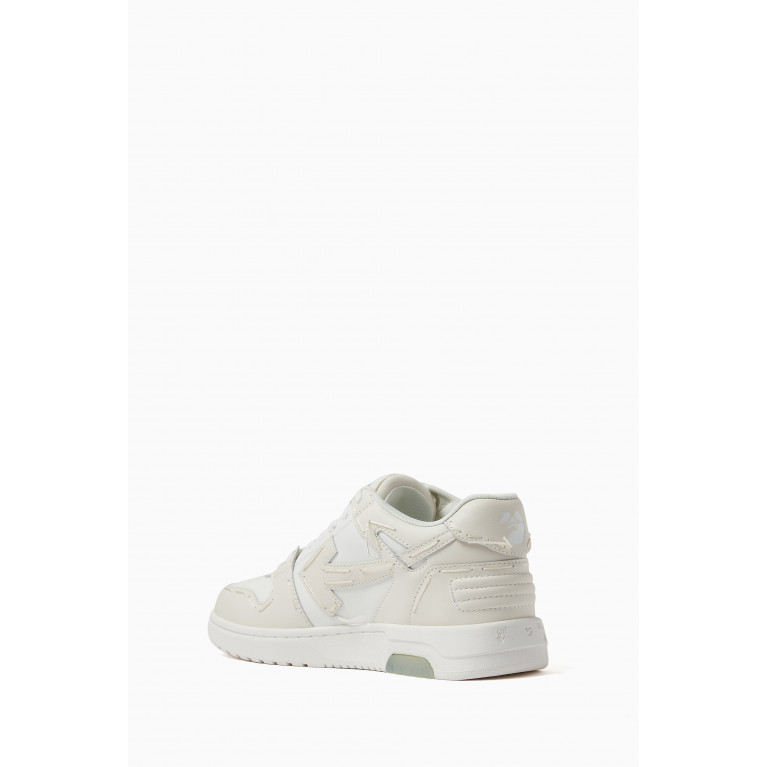 Off-White - Out Of Office Low-top Sartorial Stitching Sneakers in Leather White
