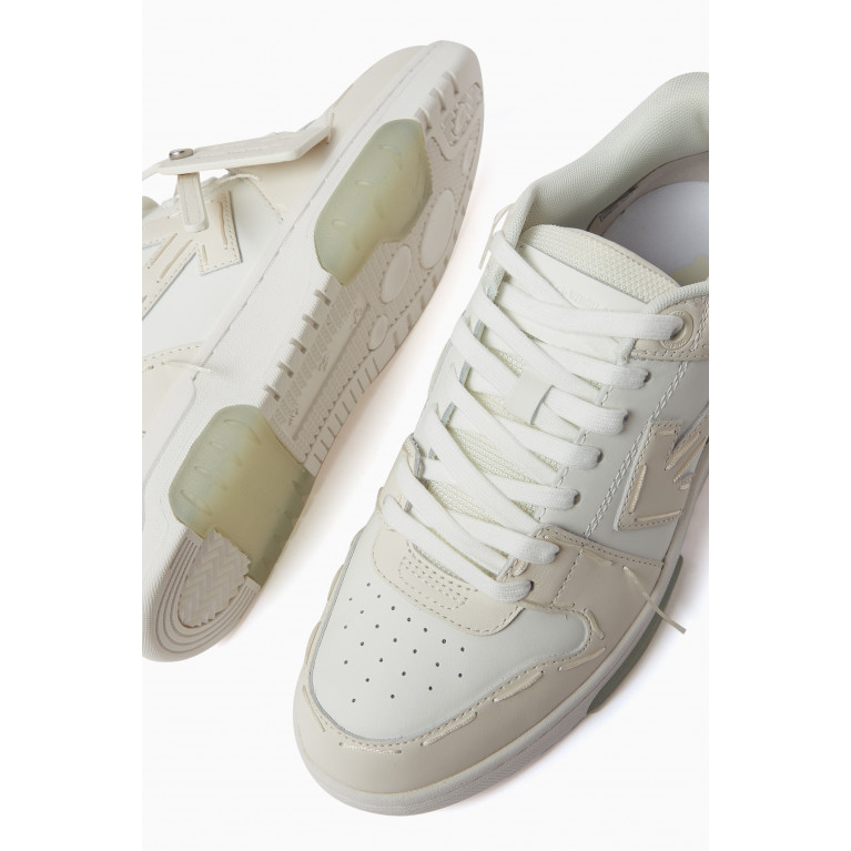 Off-White - Out Of Office Low-top Sartorial Stitching Sneakers in Leather White