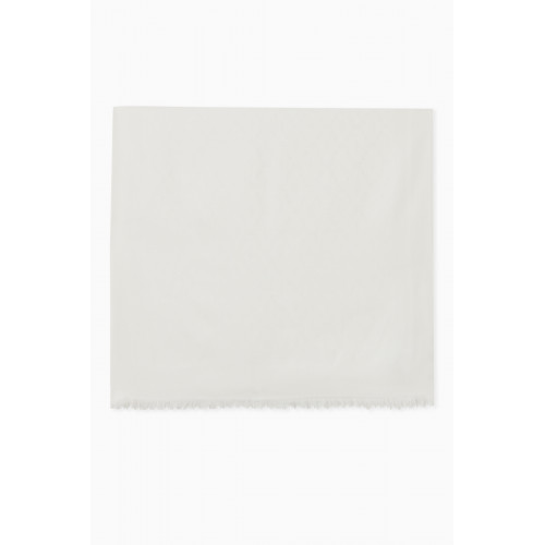 Elisabetta Franchi - Long Scarf in Viscose-blend White
