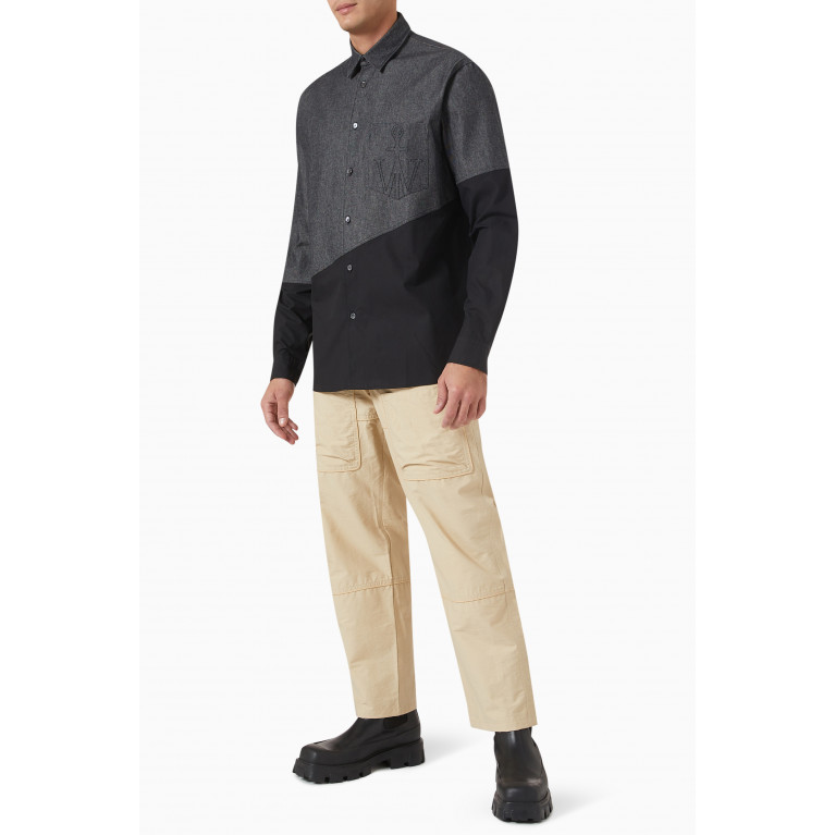 Jw Anderson - Two-tone Shirt in Cotton