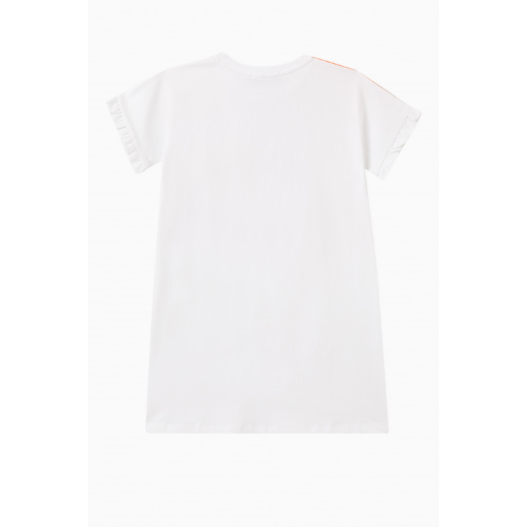 AIGNER - Watercolour Logo T-shirt in Cotton White