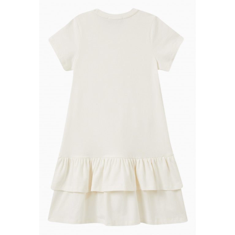 AIGNER - Handbag T-shirt Dress in Cotton Neutral