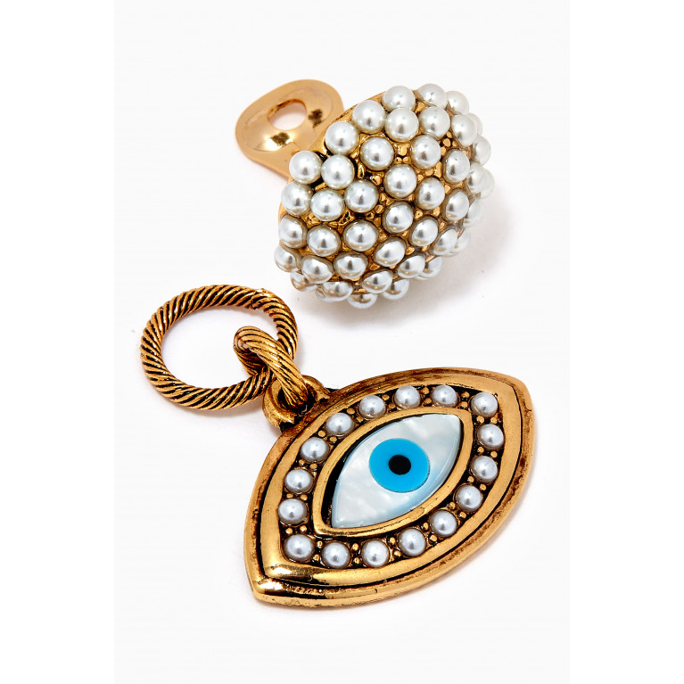 Mon Reve - Lucky Lady Earrings in Gold-plated Brass